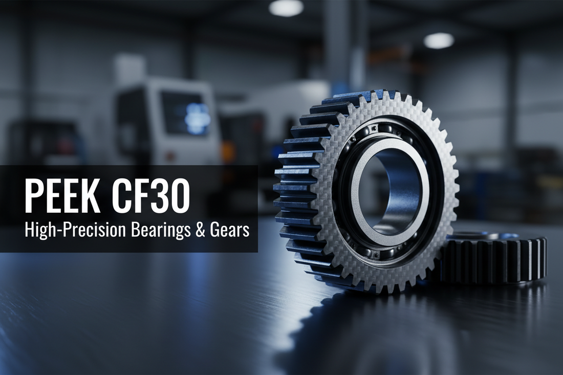 PEEK CF30 Material: Advantages and Applications in Bearings and Gears for High-Precision Equipment