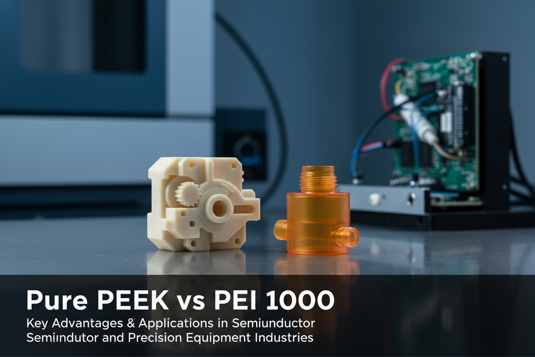 Pure PEEK vs PEI 1000: A Comprehensive Comparison for Semiconductor and Precision Equipment Applications