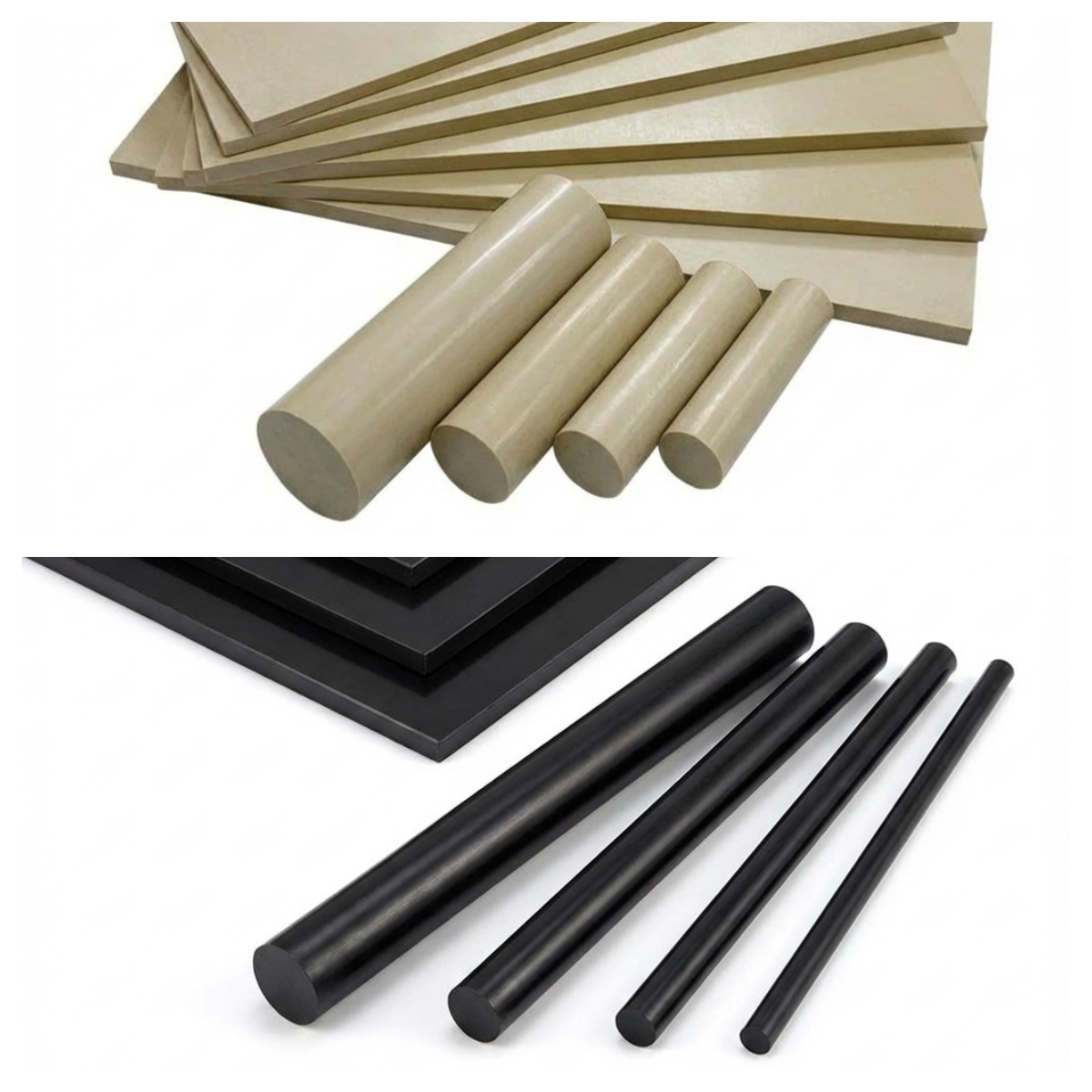 PEEK polyetheretherketone engineering plastic — Solvay KetaSpire® rods, sheets and resin