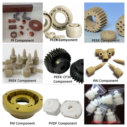 Custom CNC Machined PEEK / PI / PAI / PVDF Parts